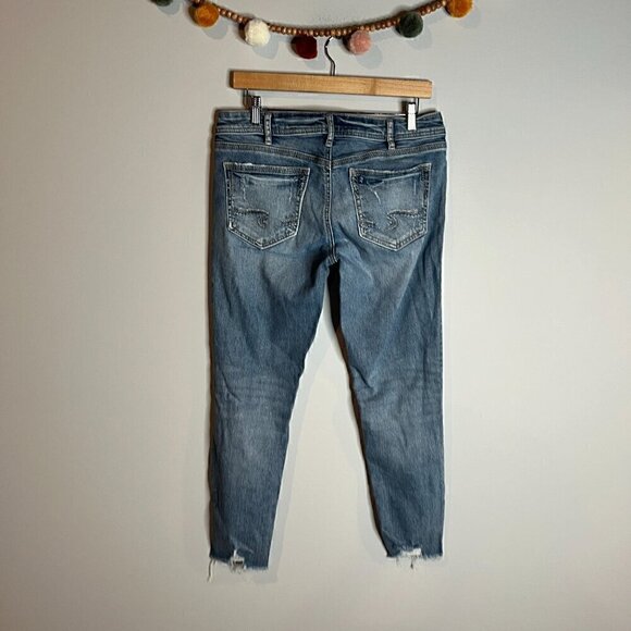 Silver Suki Skinny Crop jeans - Picture 4 of 6